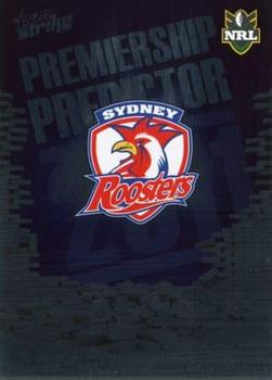 2011 NRL Strike - Premiership Predictors 2011 #PP14 Sydney Roosters Front